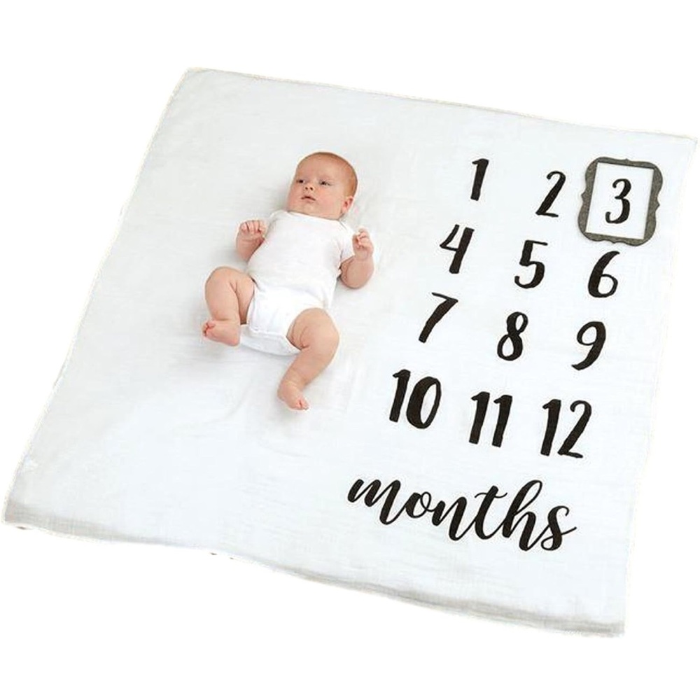NWOT Mud Pie Baby Monthly Milestone Blanket